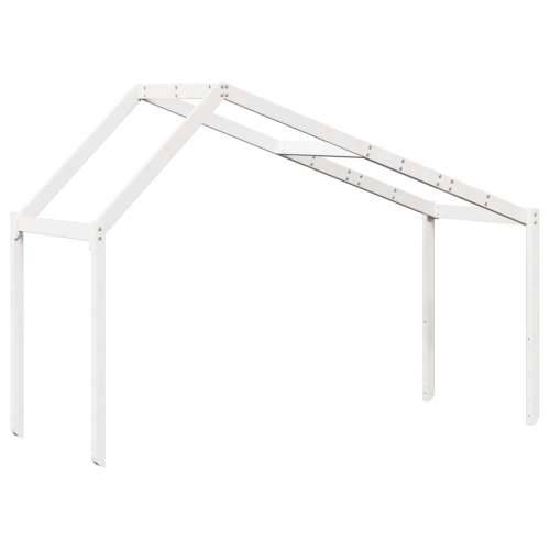 Krov za dječji krevet bijeli 203x80,5x142 cm masivna borovina - Bijela 203 x 80.5 x 142 cm Cijena