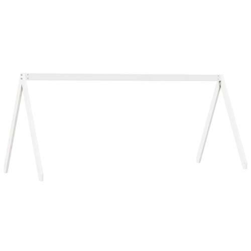 Krov za dječji krevet bijeli 209x85,5x88 cm masivna borovina - Bijela 209 x 85.5 x 88 cm Cijena