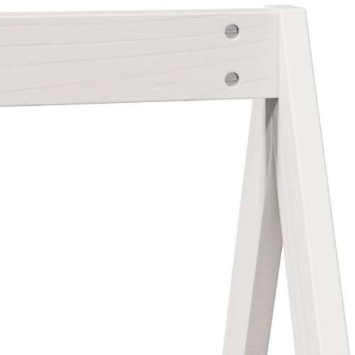 Krov za dječji krevet bijeli 209x85,5x88 cm masivna borovina - Bijela 209 x 85.5 x 88 cm Cijena