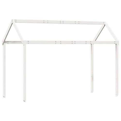Krov za dječji krevet bijeli 207x95,5x159 cm masivna borovina - Bijela 207 x 95.5 x 159 cm Cijena