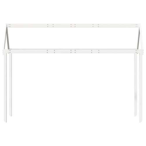 Krov za dječji krevet bijeli 207x95,5x159 cm masivna borovina - Bijela 207 x 95.5 x 159 cm Cijena