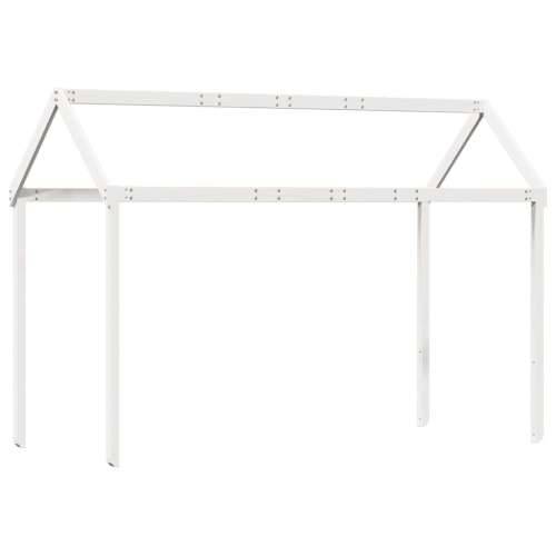 Krov za dječji krevet bijeli 207x95,5x159 cm masivna borovina - Bijela 207 x 95.5 x 159 cm Cijena