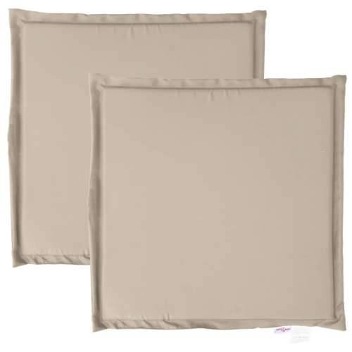 Vrtne podloge za sjedalo 2 kom smeđesive 45x45x2 cm četvrtaste - Sivo-smeđa 2 Cijena