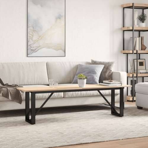 Stolić za kavu O-oblika 160x40x45cm borovina i čelik - 160 x 40 x 45 cm 1 O-oblik O-okvir Cijena