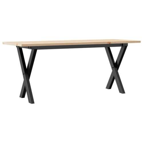 Stolić za kavu X-oblika 110x40x45cm borovina i čelik - 110 x 40 x 45 cm 1 Oblik slova X x-okvir Cijena