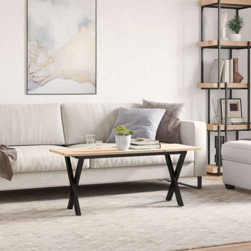 Stolić za kavu X-oblika 110x40x45cm borovina i čelik - 110 x 40 x 45 cm 1 Oblik slova X x-okvir Cijena