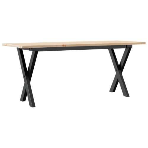 Stolić za kavu X-oblika 110x40x45cm borovina i čelik - 110 x 40 x 45 cm 1 Oblik slova X x-okvir Cijena