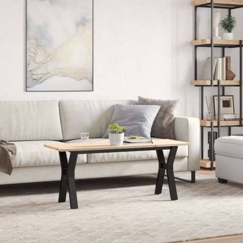 Stolić za kavu Y-oblika 110x40x45cm borovina i čelik - 110 x 40 x 45 cm 1 Oblik slova Y y-okvir Cijena