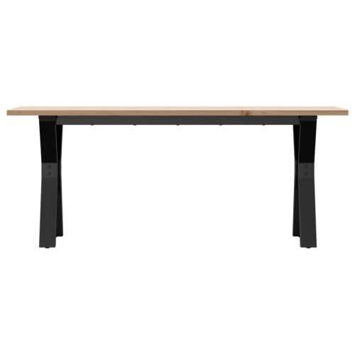 Stolić za kavu Y-oblika 110x40x45cm borovina i čelik - 110 x 40 x 45 cm 1 Oblik slova Y y-okvir Cijena