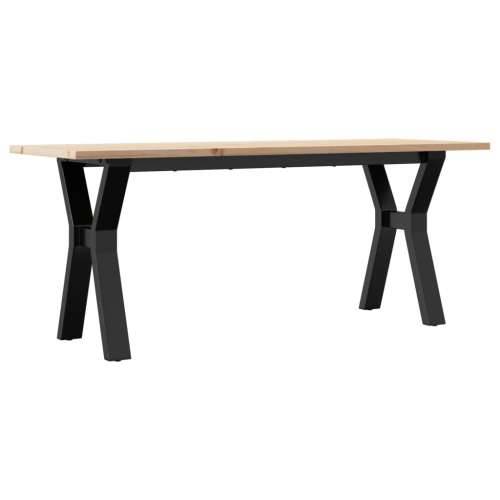 Stolić za kavu Y-oblika 110x40x45cm borovina i čelik - 110 x 40 x 45 cm 1 Oblik slova Y y-okvir Cijena