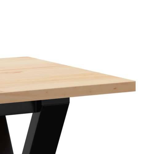 Stolić za kavu Y-oblika 110x40x45cm borovina i čelik - 110 x 40 x 45 cm 1 Oblik slova Y y-okvir Cijena