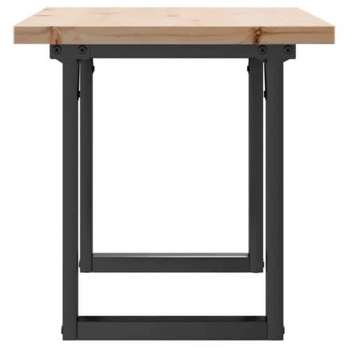 Stolić za kavu O-oblika 90x40x45,5 cm od borovine i čelik - 90 x 40 x 45.5 cm 1 O-oblik O-okvir Cijena