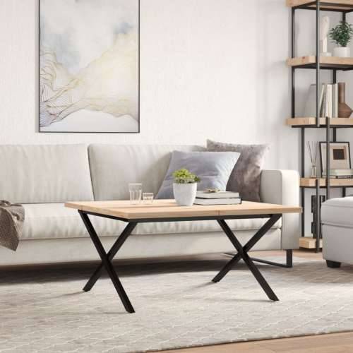 Stolić za kavu X-oblika 80x80x45,5 cm od borovine i čelik - 80 x 80 x 45.5 cm 1 Oblik slova X x-okvir Cijena