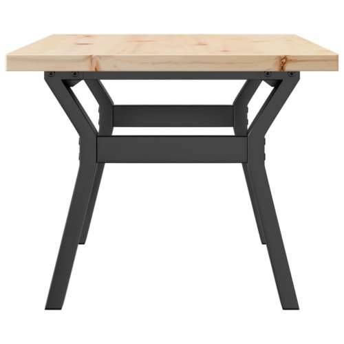 Stolić za kavu Y-oblika 80x50x40,5 cm od borovine i čelik - 80 x 50 x 40.5 cm 1 Oblik slova Y y-okvir Cijena