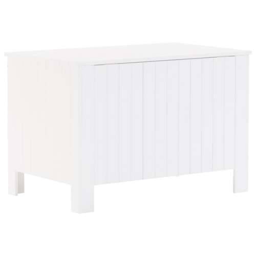 Kutija za pohranu s poklopcem RANA bijela 80x49x54 cm borovina - Bijela 80 x 49 x 54 cm 1 Okomite pruge Cijena