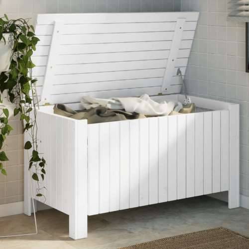 Kutija za pohranu s poklopcem RANA bijela 100x49x54 cm borovina - Bijela 100 x 49 x 54 cm 1 Okomite pruge Cijena