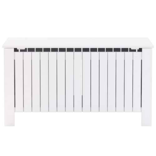 Kutija za pohranu s poklopcem RANA bijela 100x49x54 cm borovina - Bijela 100 x 49 x 54 cm 1 Okomite pruge Cijena