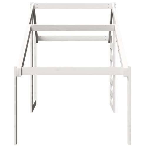 Krov za dječji krevet bijeli 188 x 97 x 113 cm masivna borovina - Bijela 188 x 97 x 113 cm Cijena