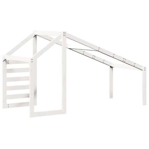Krov za dječji krevet bijeli 188 x 97 x 113 cm masivna borovina - Bijela 188 x 97 x 113 cm Cijena
