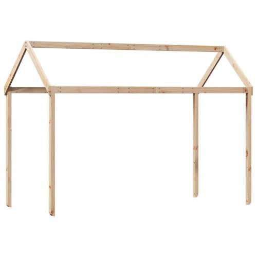 Krov za dječji krevet 217 x 95,5 x 159 cm od masivne borovine - Prirodna 217 x 95.5 x 159 cm Cijena