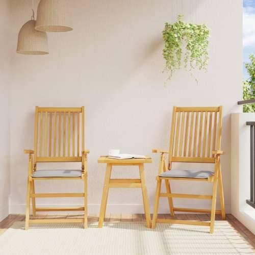 Vrtne podloge za sjedalo 2 kom svjetlosive 45x45x2cm četvrtaste - Svjetlosiva 2 Cijena
