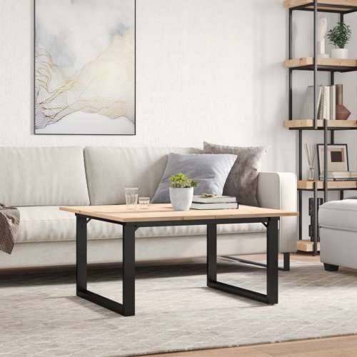 Stolić za kavu O-oblika 90x90x45 cm borovina i čelik - 90 x 90 x 45 cm 1 O-oblik O-okvir Cijena