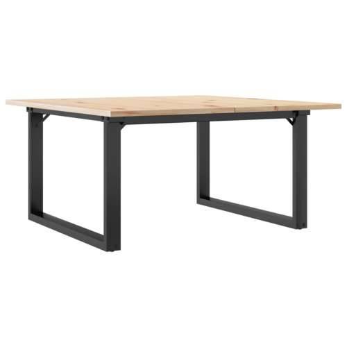 Stolić za kavu O-oblika 90x90x45 cm borovina i čelik - 90 x 90 x 45 cm 1 O-oblik O-okvir Cijena