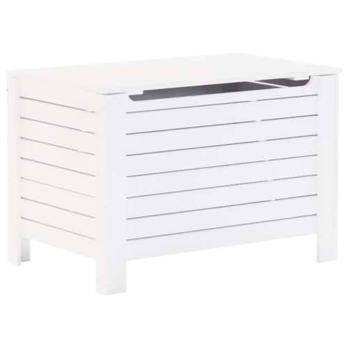 Kutija za pohranu s poklopcem RANA bijela 80x49x54 cm borovina - Bijela 80 x 49 x 54 cm 1 vodoravne pruge Cijena