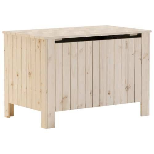 Kutija za pohranu s poklopcem RANA 80x49x54 cm masivna borovina - Prirodna 80 x 49 x 54 cm 1 Okomite pruge Cijena