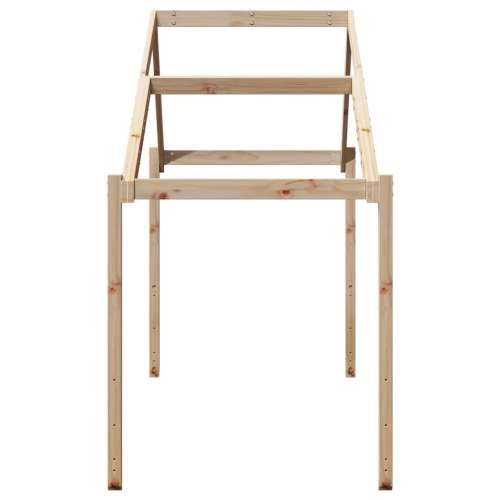 Krov za dječji krevet 213 x 95,5 x 144,5 cm od masivne borovine - Prirodna 213 x 95.5 x 144.5 cm Cijena