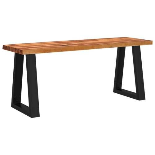 3-dijelni blagovaonski set sa živim rubom masivno drvo bagrema - 110 cm 3 Cijena