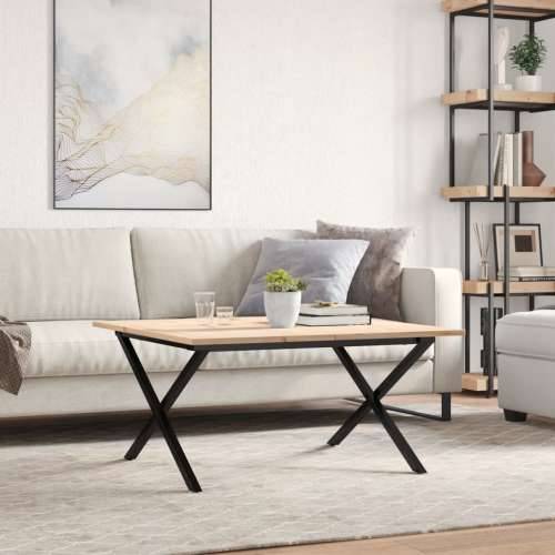 Stolić za kavu X-oblika 90x90x45 cm borovina i čelik - 90 x 90 x 45 cm 1 Oblik slova X x-okvir Cijena