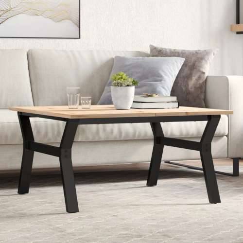 Stolić za kavu Y-oblika 90x90x45 cm borovina i čelik - 90 x 90 x 45 cm 1 Oblik slova Y y-okvir Cijena