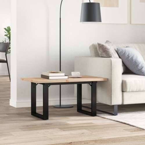 Stolić za kavu O-oblika 80x50x40,5 cm od borovine i čelik - 80 x 50 x 40.5 cm 1 O-oblik O-okvir Cijena
