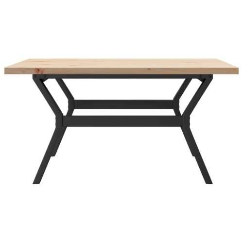 Stolić za kavu Y-oblika 90x90x45,5 cm od borovine i čelik - 90 x 90 x 45.5 cm 1 Oblik slova Y y-okvir Cijena