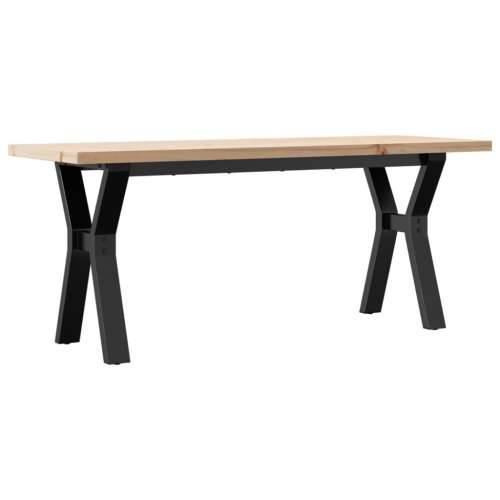Stolić za kavu Y-oblika 110x40x45,5 cm od borovine i čelik - 110 x 40 x 45.5 cm 1 Oblik slova Y y-okvir Cijena