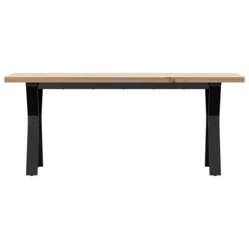 Stolić za kavu Y-oblika 110x40x45,5 cm od borovine i čelik - 110 x 40 x 45.5 cm 1 Oblik slova Y y-okvir Cijena