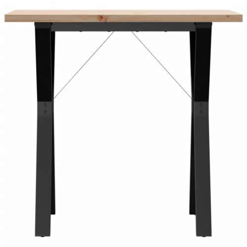 Blagovaonski stol Y-oblika 80x50x75,5 cm od borovine i čelik - 80 x 50 x 75.5 cm 1 Oblik slova Y y-okvir Cijena