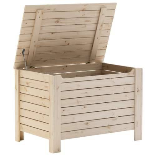 Kutija za pohranu s poklopcem RANA 80x49x54 cm masivna borovina - Prirodna 80 x 49 x 54 cm 1 vodoravne pruge Cijena