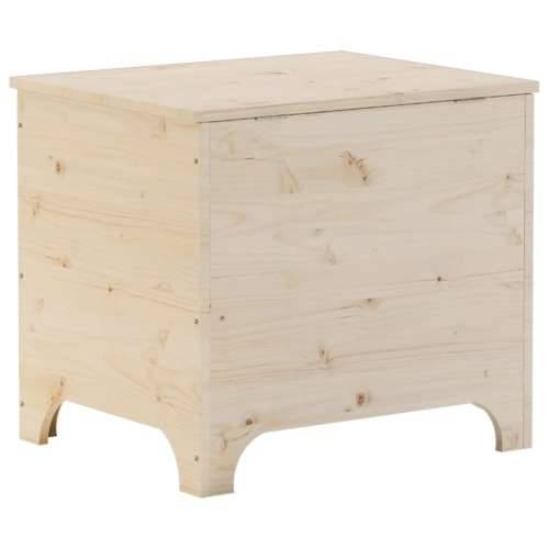 Kutija za pohranu s poklopcem RANA 60x49x54 cm masivna borovina - Prirodna 60 x 49 x 54 cm 1 Gladak dizajn Cijena