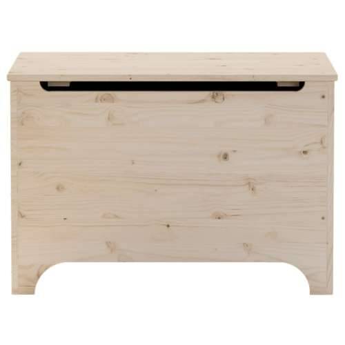 Kutija za pohranu s poklopcem RANA 80x49x54 cm masivna borovina - Prirodna 80 x 49 x 54 cm 1 Gladak dizajn Cijena
