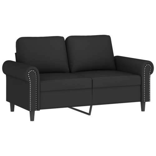 3-dijelni set sofa s jastucima crni baršunasti - Crna S osloncem za noge Cijena