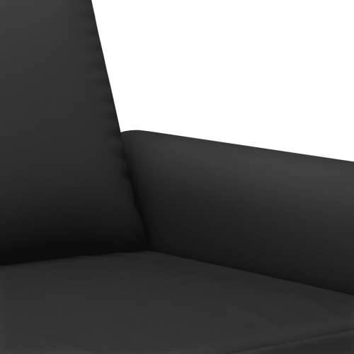 3-dijelni set sofa s jastucima crni baršunasti - Crna S osloncem za noge Cijena