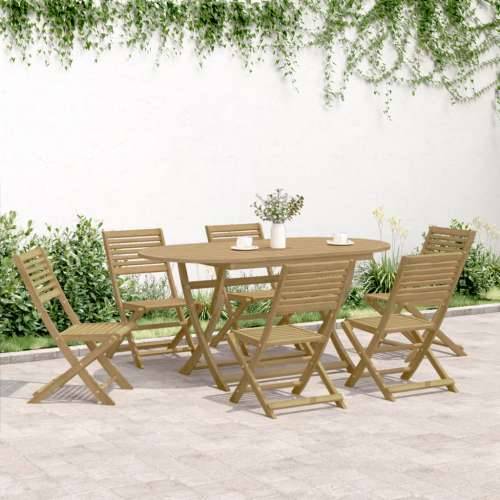 Sklopive vrtne stolice 6 kom 48,5x61,5x87 cm od drva bagrema - 6 Bez naslona za ruke Cijena