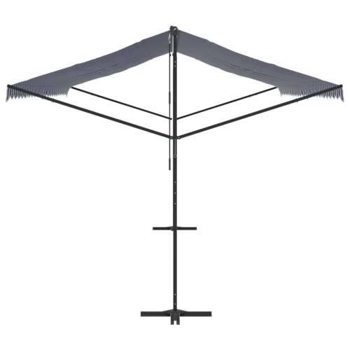Samostojeća tenda plavo-bijela 600 x 300 cm od tkanine i čelika - Bijela 6 x 3 m 1 Cijena