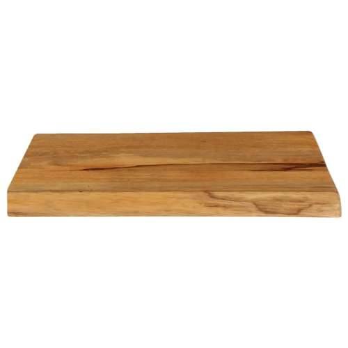 Stolna ploča 70x40x2,5 cm od masivnog drva manga sa živim rubom - Drvo manga (završna obrada od hrastovine) 70 x 40 cm 1 25 mm Cijena
