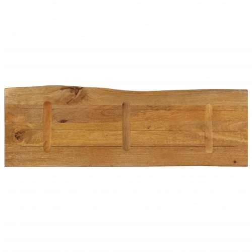 Stolna ploča 120x40x2,5cm od masivnog drva manga sa živim rubom - Drvo manga (završna obrada od hrastovine) 120 x 40 cm 1 25 mm Cijena