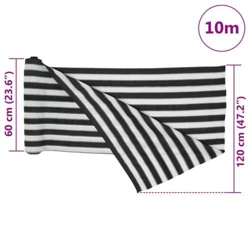 Mreža za privatnost antracit-bijela 1,2 x 10 m HDPE 75 g/m² - Antracit i bijela 1.2 x 10 m (75 g) 1 Cijena