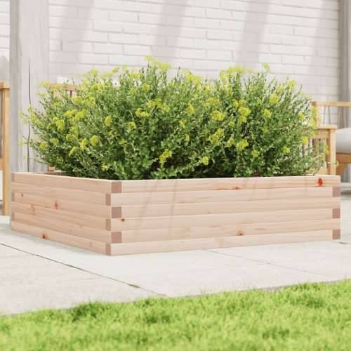 Vrtna sadilica 90x90x23 cm od masivne borovine - Prirodna boja bora 90 x 90 x 23 cm 1 Cijena