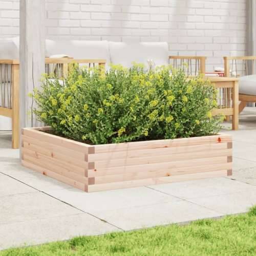 Vrtna sadilica 90x90x23 cm od masivne borovine - Prirodna boja bora 90 x 90 x 23 cm 1 Cijena